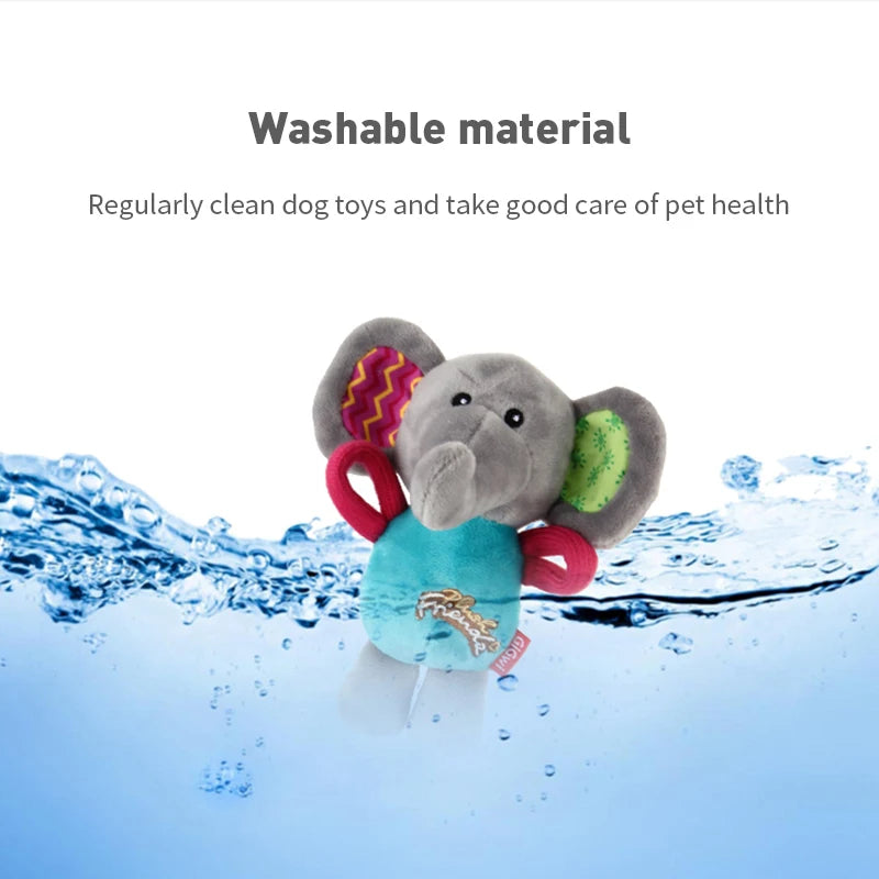 Dog Toys Plush Friendz Series Washable Fleece Toy Plush Squeak Irresistible to Dog Puppy